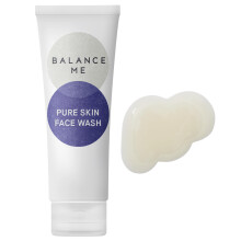 Balance Me Pure Skin Face Wash Facial Cleanser Aloe Vera Orange Extracts Reduce Blemishes Hydrates Skin Calms Combination 125ml