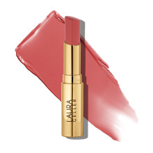 LAURA GELLER NEW YORK Jelly Balm Moisturising Tinted Lip Balm (Just Peachy) With Hydrating Vitamin E, Semi-Shine Finish With Juicy Lip-Stick Colour,