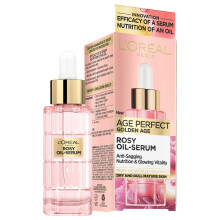 L'Oreal Paris Age Perfect Golden Age Rosy Oil Face Serum, Boosts Skin Radiance & Brightens Complexion [30ml]