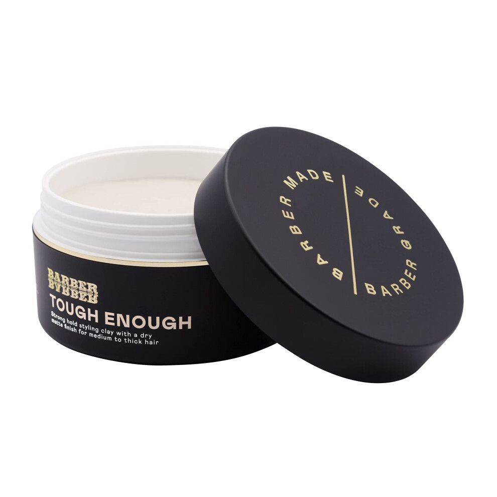 Barber Barber Tough Enough | Matte Styling Clay | Strong Hold | Long Lasting | Easy To Wash Out | 100G