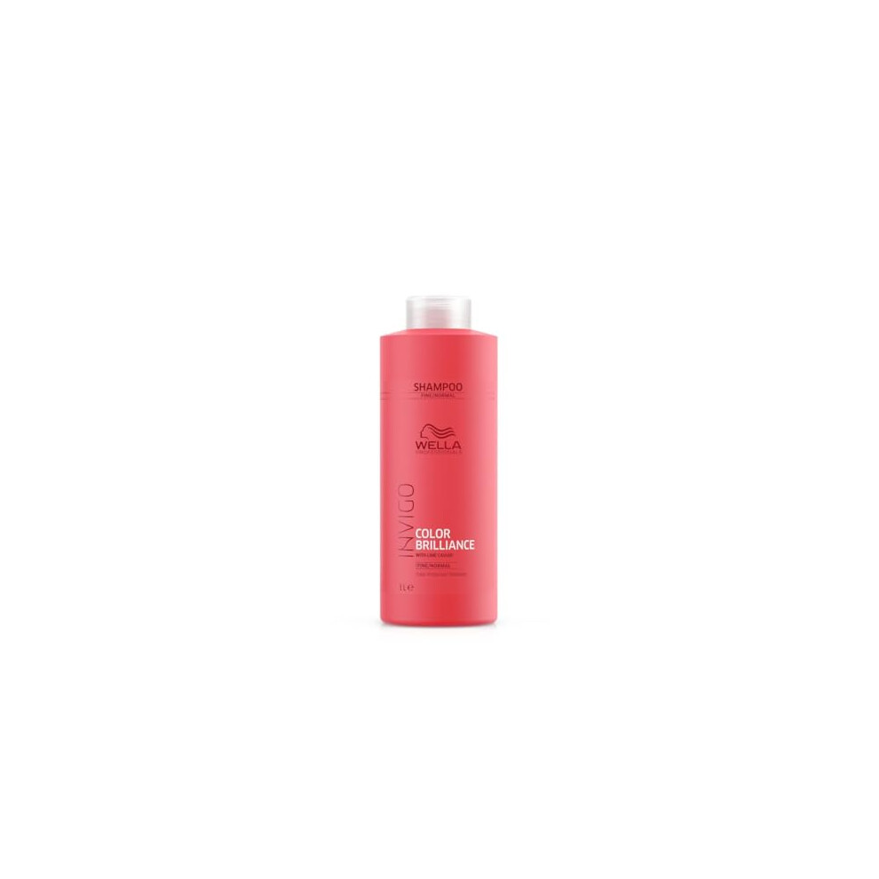 Wella Invigo Color Brilliance Shampoo Fine/Normal Hair 1000Ml