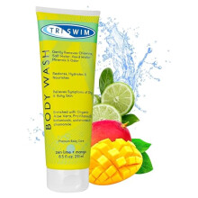 TRISWIM Chlorine Removal Body Wash | After Swim Care Shower Gel | Moisturising Anti-Chlorine Vegan Shower Gel For Swimmers | Intensive Hydration Body