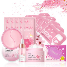 Skin Care For Teenage Girls,Cherry Blossom Skincare Sets Teen Skincare Set,Pamper Sets For Women Gifts,Skin Care Sets & Kits Face Serum,Face
