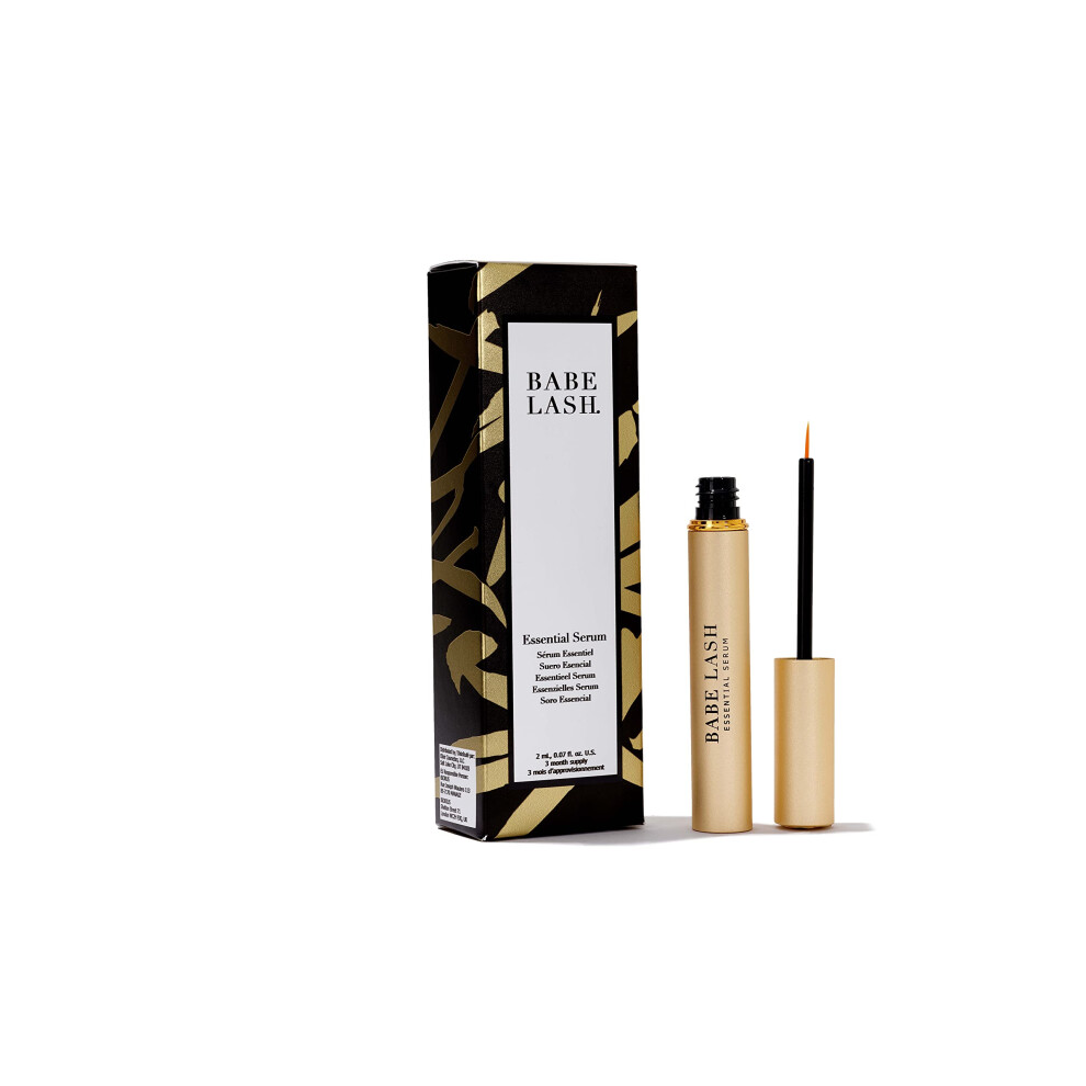 Babe Lash Essential Lash Serum - Fuller & Longer Looking Eyelashes, Lash Enhancing Serum, For Natural Lashes And Lash Extensions, 2Ml, 3-Month Supply