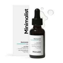 Minimalist 5% Niacinamide Face Serum for Clear Glowing Skin | Reduces Dullness, Hydrates & Repairs Skin with Vit B3 & HA | Day & Night Serum for Dry &