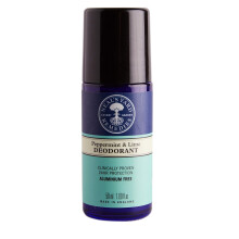 Neal's Yard Remedies Peppermint & Lime Roll On Deodorant, Natural Deodorant, 24 Hour Protection, Vegan & Cruelty-Free