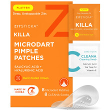 ZitSticka Killa Kit | Self-Dissolving Microdart Patch for Covering Zits and Spots, Stickers for Face and Skin, Vegan and Cruelty Free (8 Pack)