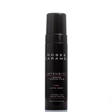 Rose & Caramel Intensity Dark - Ultra Dark Bronzed Self Tanning Mousse 200ml. Bronze, Sunless Self Tanner, Hydrating. Extra Dark Fake Tan, Award