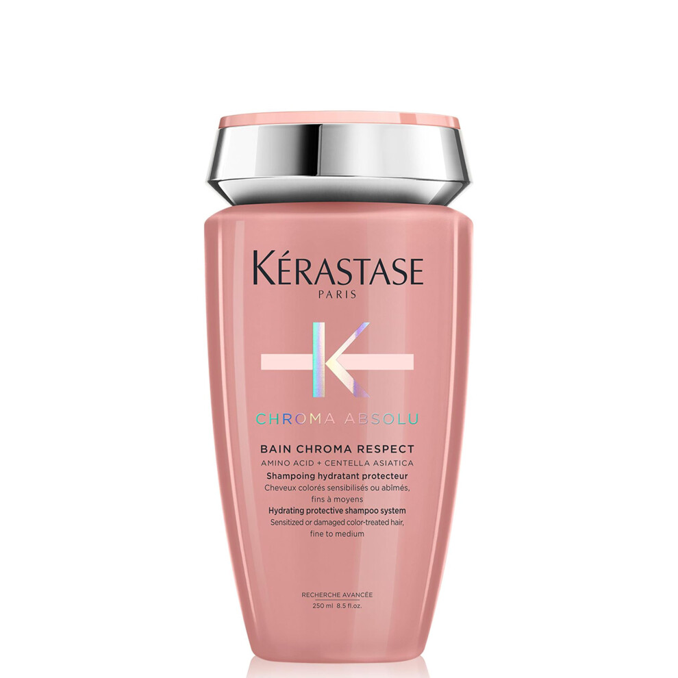 Photos - Hair Product Kerastase K?rastase Chroma Absolu, Hydrating and Protective Shampoo, Sensitised or Damaged Color-Treated Hair, Fine To Medium, With Gl 