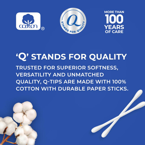 Q-Tips Cotton Swabs, 625 Count 2