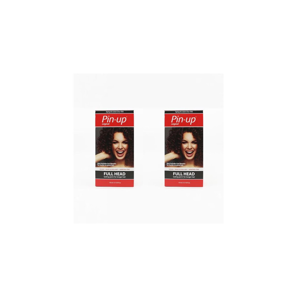 Pin-Up Pin Up Full Head Home Perm Kit, At Home Perming Kit For Long Lasting And Natural Curls, Protein Rich For Soft And Shiny Hair, Suitable For All Hair