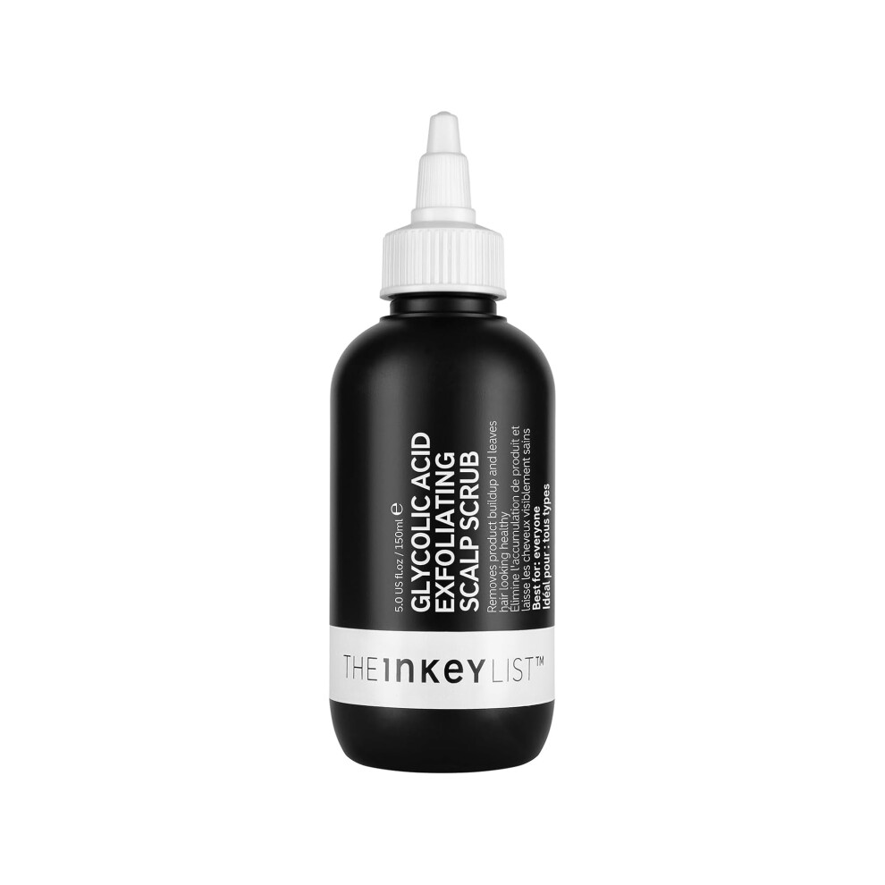The Inkey List 7% Glycolic Acid Exfoliating Scalp Scrub 150Ml, Removes Product Build Up, Hair Growth, Fragrance Free, Suitable For All Hair Types