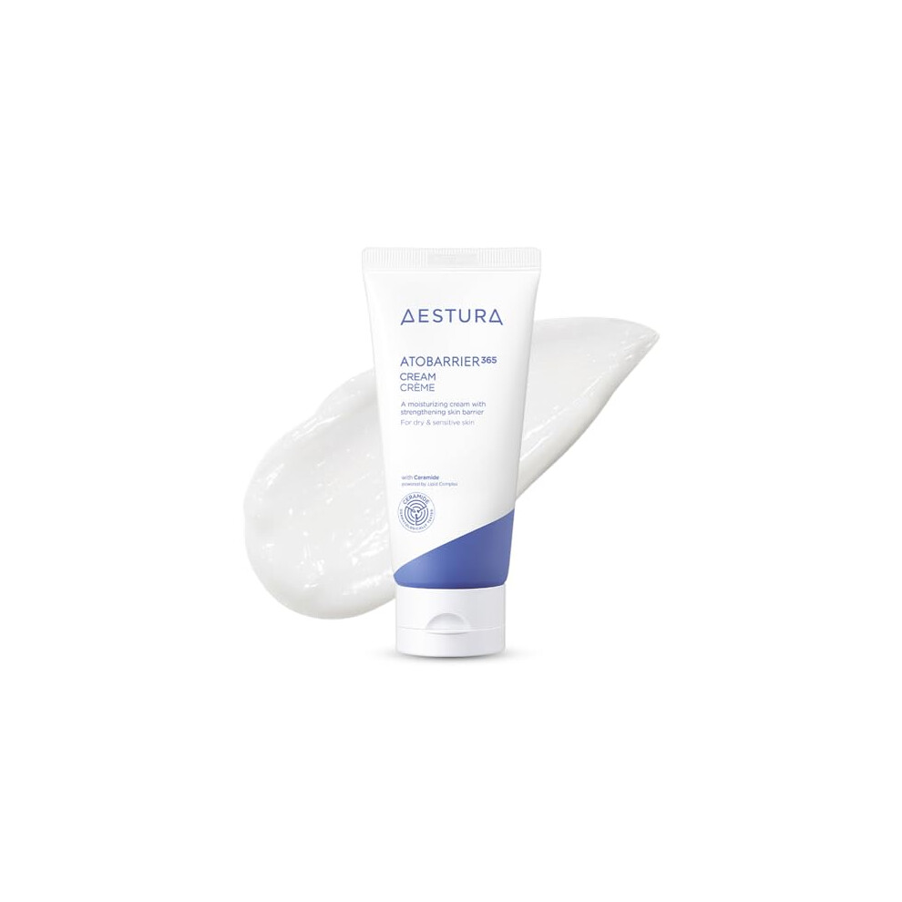 Aestura Cream Atobarrier365 With Ceramide, Korean Skincare, 120-Hour Hydrating Visible Capsule Moisturizer, Patented Lipid Complex, Facial For