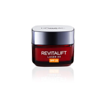 L?Or?al Paris Revitalift Laser Triple Action Anti-Ageing SPF 25 Cream, Smooth Wrinkles, Firm and Radiant Skin, Pro-Retinol, Hyaluronic Acid and