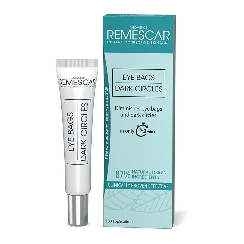 Remescar Dark/Cream Eye Bags & Circles 8Ml - Instant Circle Eye For Under Eye Bags And Remove Bags Under Eyes - Eye Bag Remover In Only 2 Minutes