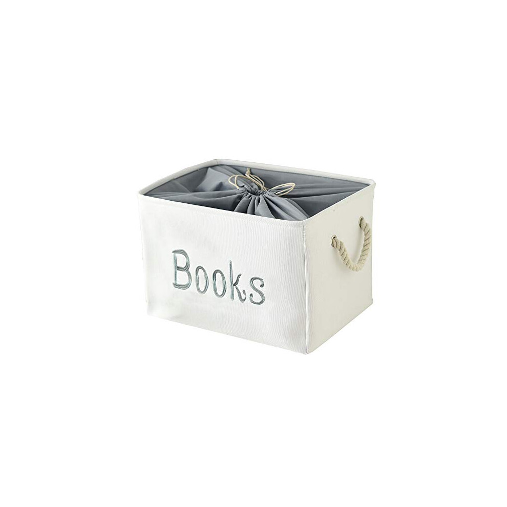 Inough Book Basket For Kids Room,Book Storage Box, Baby Storage Basket For Kids Room, Baby Book Storage Basket For Nursery/Classroom/Bedroom, For