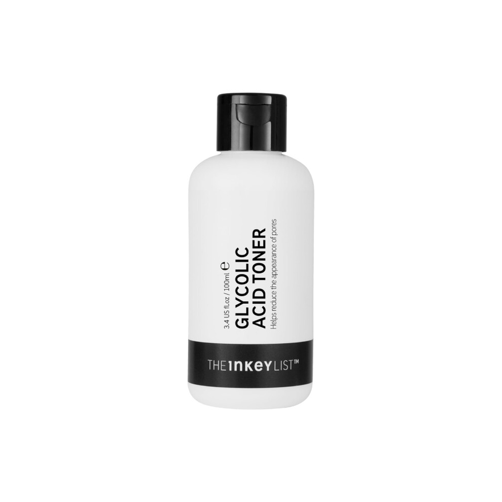 The Inkey List 10% Glycolic Acid Toner 100Ml, Includes Witch Hazel, Pore Minimising Toner, Brightens Skin, Vegan Friendly, Suitable For Normal/Oily