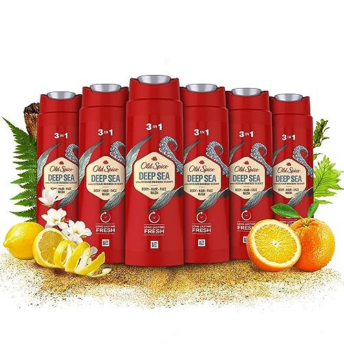 Old Spice Deep Sea Shower Gel 250ml x 6
