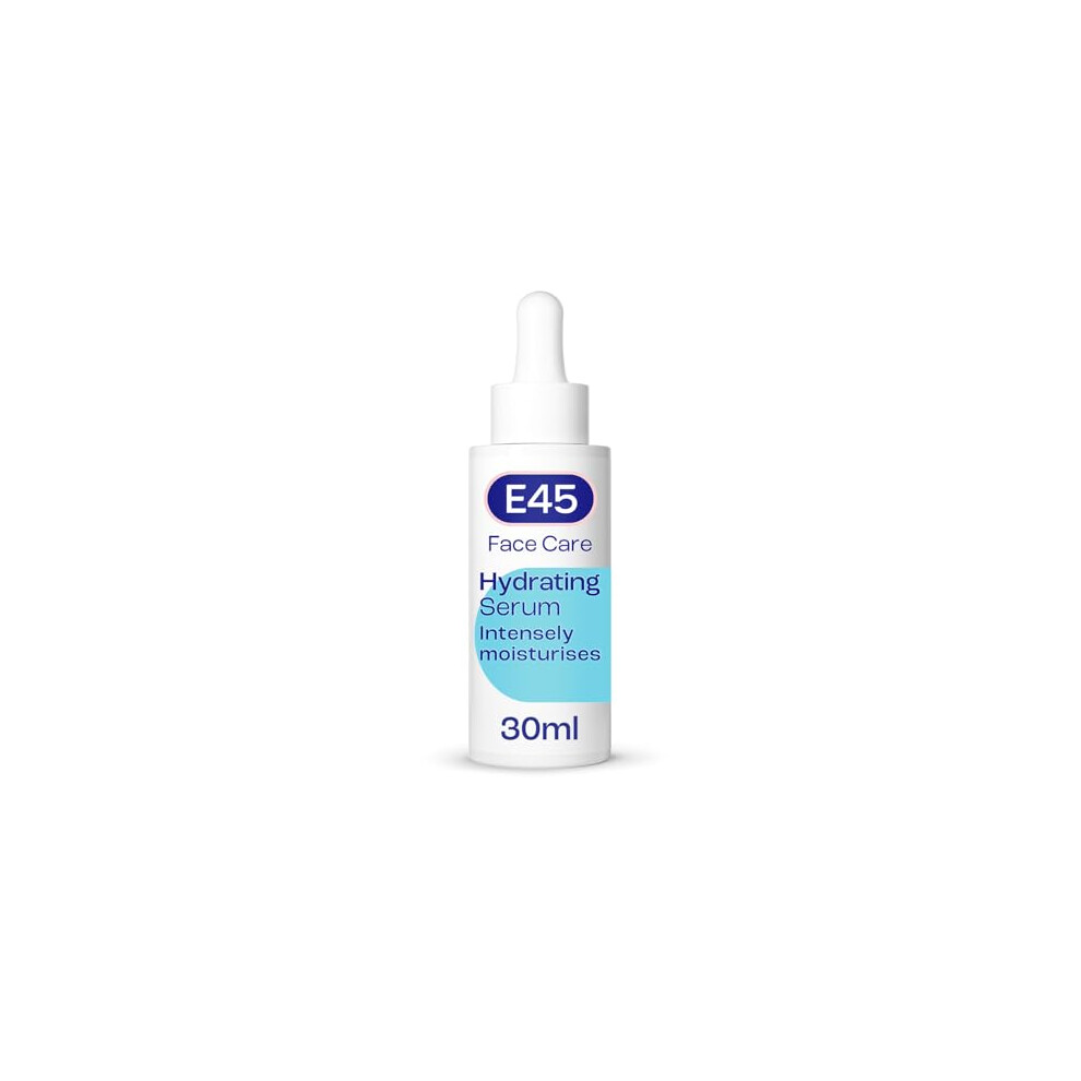 E45 Face Hydrating Serum - Instant 48-Hour Hyaluronic Acid Formula for Dry, Sensitive & Eczema Prone Skin - Rehydrating & Reinvigorating Serum ?