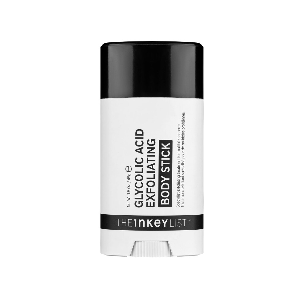 The Inkey List Glycolic Acid Exfoliating Body Stick 45G, Multiple Concerns, One Targeted Solution, Delivers Deep, Effective Exfoliation, Fragrance