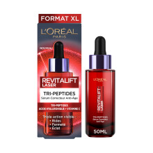 L'Or?al Paris Revitalift Laser Tri-Peptides Age-Correcting Serum, Firms, Plumps and Evens the Skin, 50ml