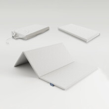 Mother Nurture Classic Foam Foldable Mattress, White, 95 x 65 x 2.5 cm