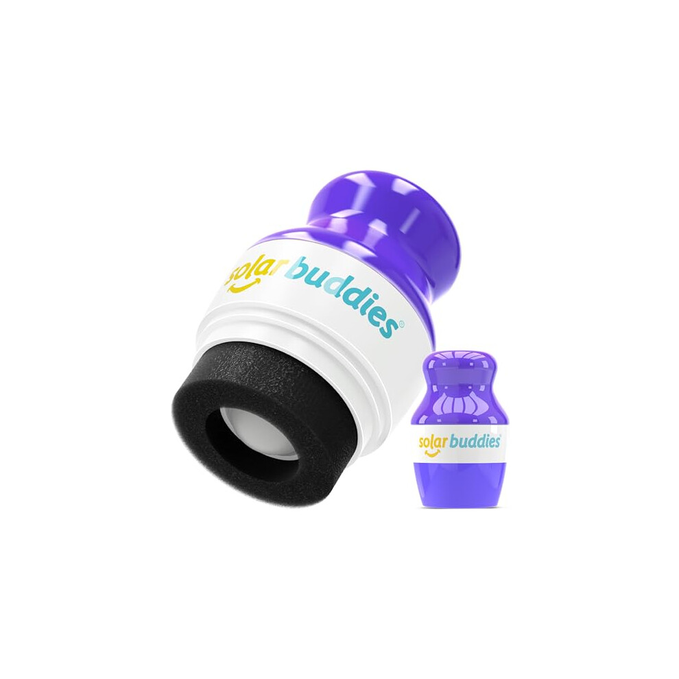 Solar Buddies Purple Sunscreen Applicator - Refillable Roll On Sponge Sunscreen, Suncream & Lotion Applicator For Kids, Adults & Families - Holds