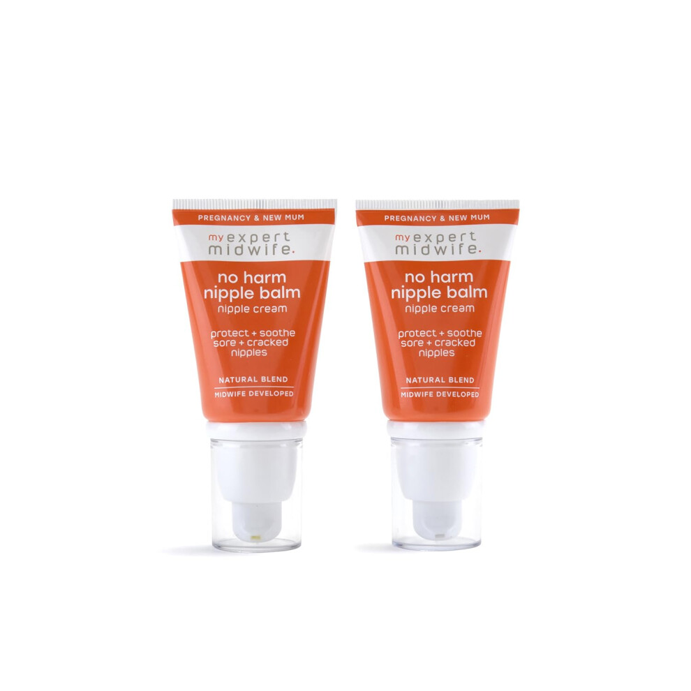 No Harm Nipple Balm, 100% Natural, Medical Grade Lanolin, Fast Relief, Protection For Sore Cracked Nipples. Moisturising, Odourless, Cream My Expert Midwife
