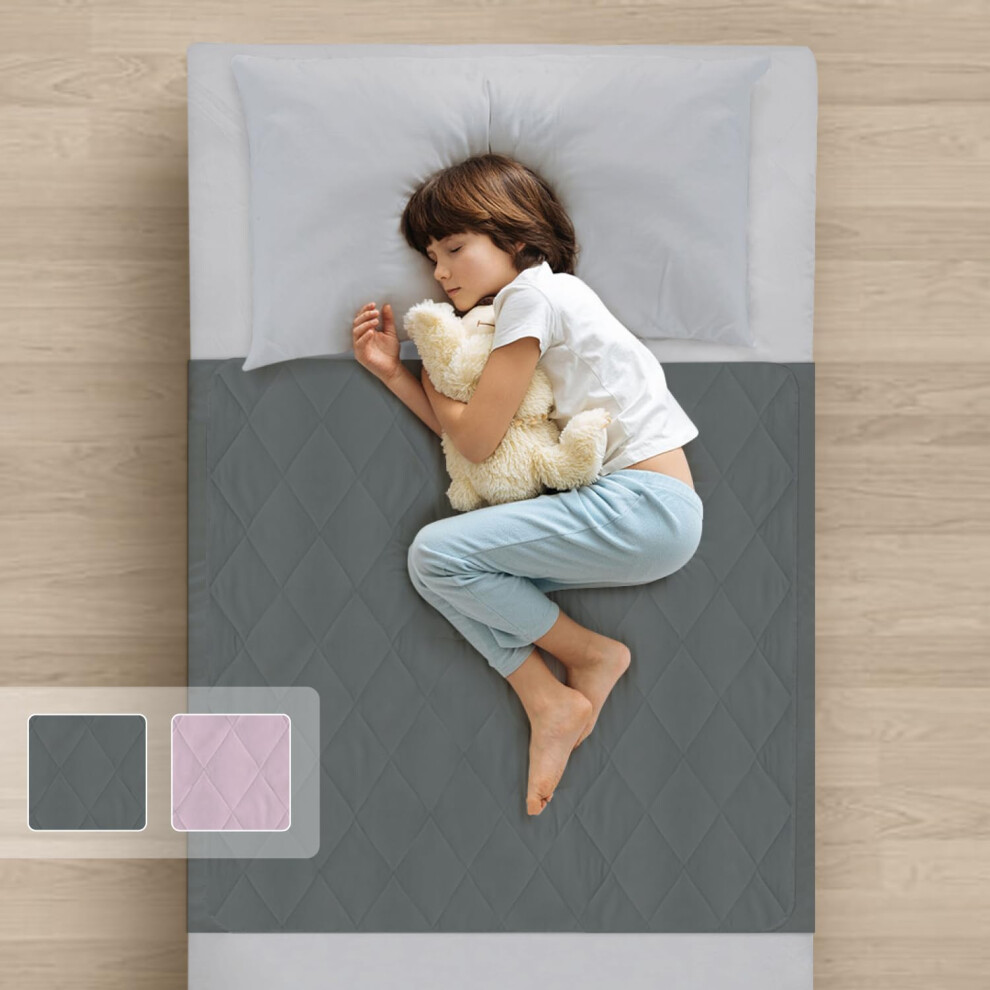 Guardedsleep potty training bed sheets, 100% waterproof bed pad for single beds, washable night time toilet training bedwetting mat for toddlers and-image-OPC-PK52ZY2-NEW