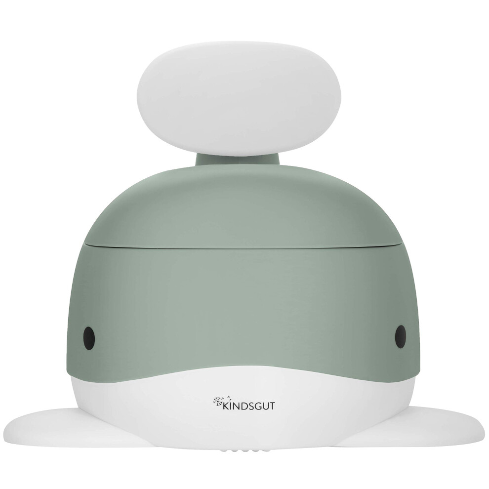 Kindsgut Potty Training Toilet In Whale Design, Potty Training In A Beautiful Design, Pistachio