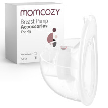 Momcozy Full Set Collector Cup Only Compatible with Momcozy M5 NOT for Others. Original M5 Breast Pump Replacement Accessories (160ml, with