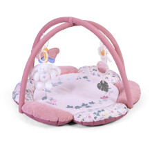 Red Kite Play Gym - Padded Play Gym with Hanging Toys (Rose & Ivy)