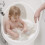 Shnuggle Shnuggle Toddler Bath - White With Light Grey Backrest, 9+ months 4