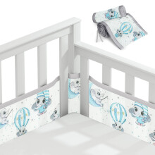 Vicloon Cot Bumper, 2Pcs Breathable Mesh Cot Liner, Crib Rail Cover Baby Crib Bumper, Baby Boys Girls Nursery Breathable Crib Bed Liner Bumper (Moon?