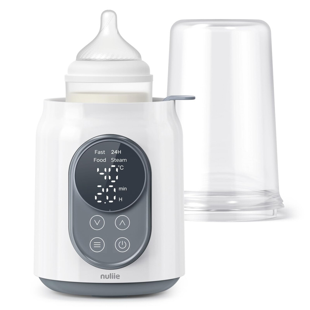 Baby Bottle Warmer 6-In-1 With Digital Lcd, Timer, Smart Temperature Control And Automatic Shut-Off, Food Warmer&Defrost Bpa-Free Warmer For Nuliie