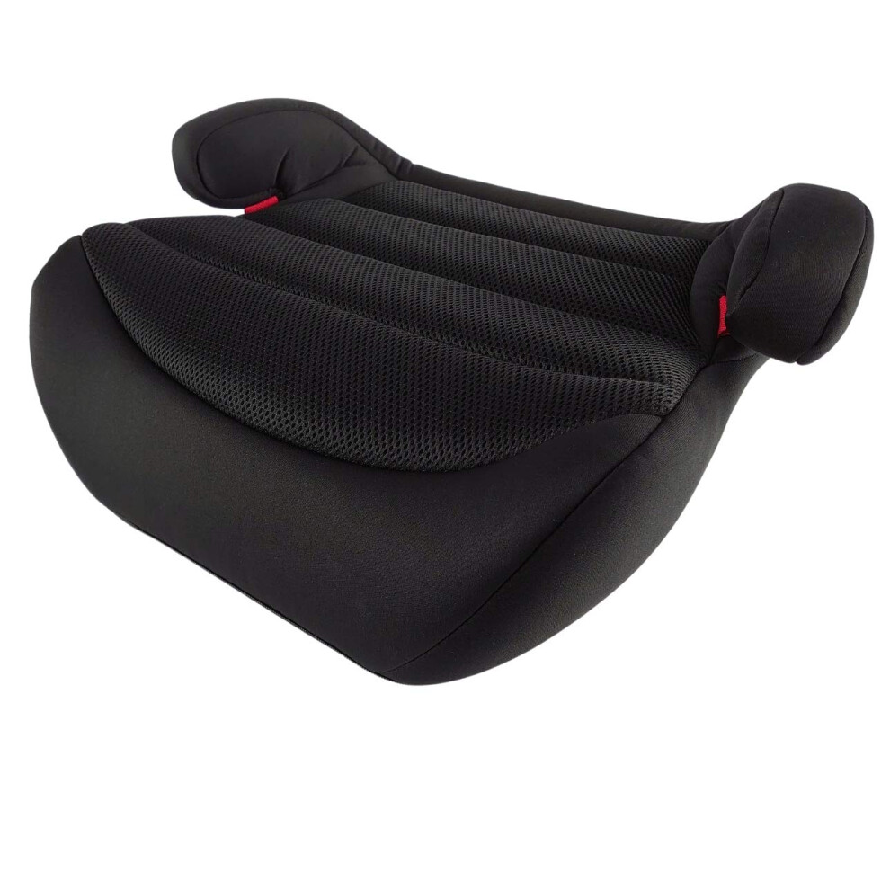 Cozy N Safe Tambu Group 3 (22-36Kg, 6-12 Years Old) Memory Foam, Lightweight Compact, Backless Booster Car Seat (Midnight Black)