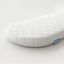 Mother Nature Classic Foam Moses Basket Mattress (67 x 30 x 4cm) Breathable Moses Basket Mattresses For Comfy Night?s Sleep, Hypoallergenic With