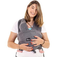 Koala Babycare Baby Sling Easy to Wear - Certified Ergonomic Support - Multi-Purpose Stretchy Baby Carrier Suitable up to 9 kg - Baby Wrap Carrier for