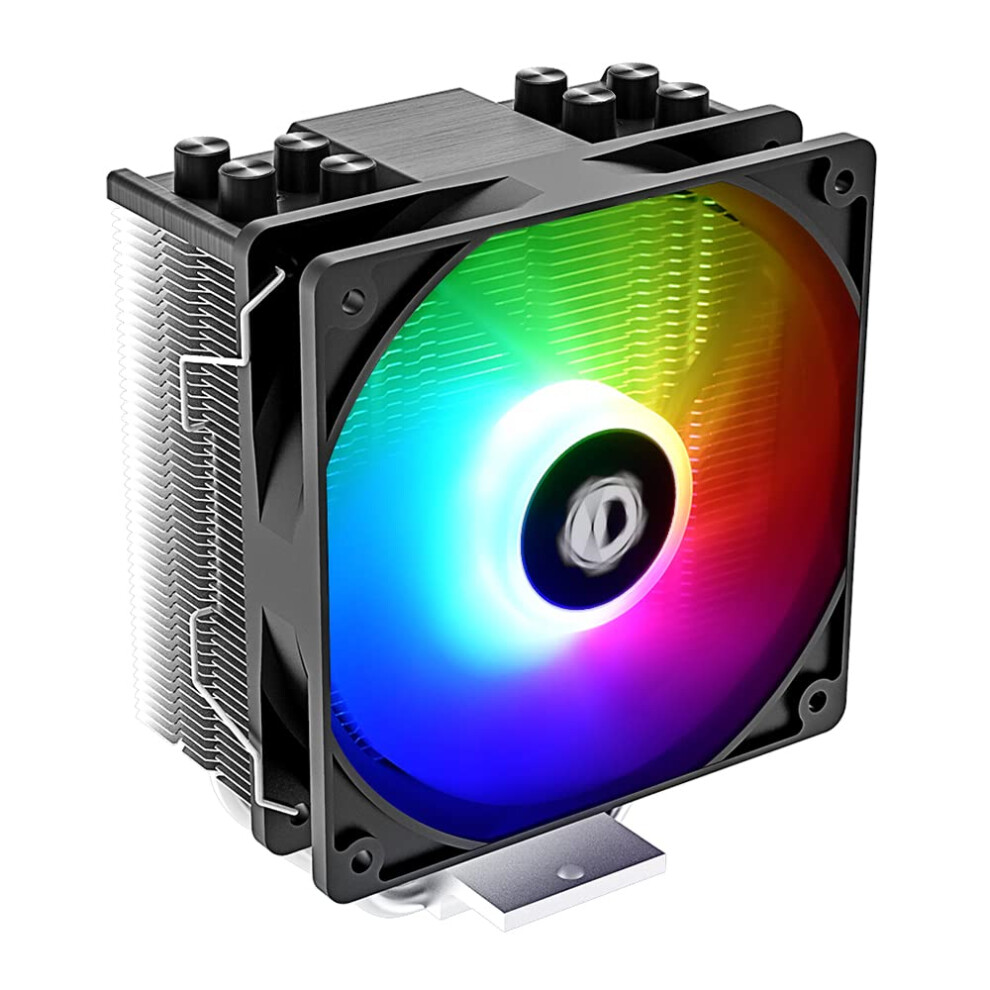 Id-Cooling Se-214-Xt Argb Cpu Cooler 4 Heatpipes Cpu Air Cooler Addressable Rgb Sync With Motherboard(5V 3-Pin Connector) Cpu Fan For Intel/Amd, Light 8000001202184
