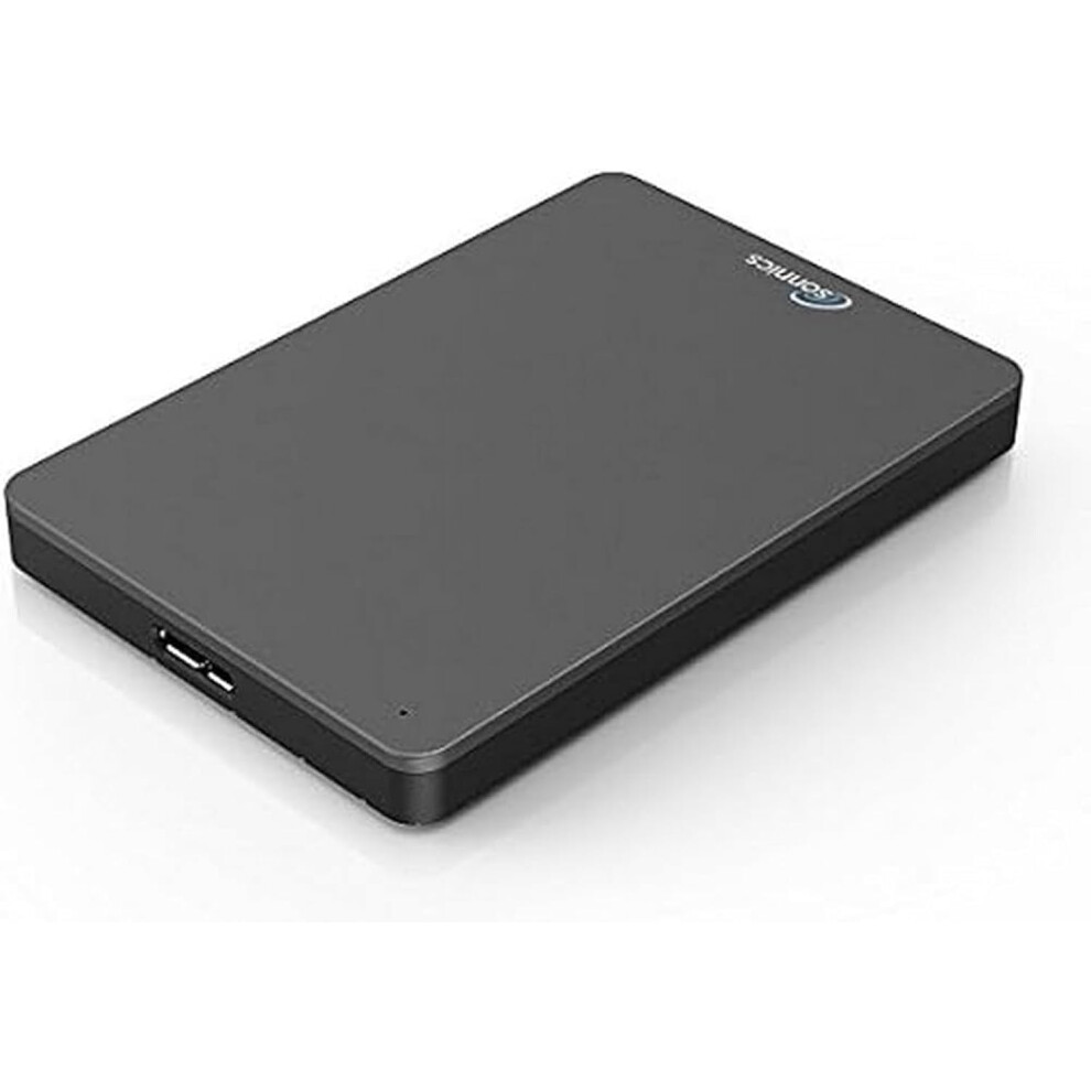 Sonnics 1Tb Darkgrey External Portable Hard Drive Usb 3.0 Super Fast Transfer Speed For Use With Windows Pc, Apple Mac, Smart Tv, Xbox One & Ps4 Light 8000001201538
