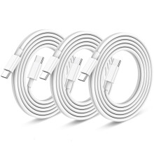 3Pack Long USB C to USB C Charger Cable 3M 60W, Fast Charging Type C to C Cable Lead for Apple iPhone 16 15/Pro Max/Plus/Pro, for MacBook Pro/Air, for