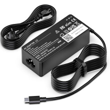 45W USB C Chromebook Laptop Charger, Type-C Power Supply Cable Adapter for HP, Dell, Lenovo, Acer, Asus, Samsung, Google, Widely Compatible With More