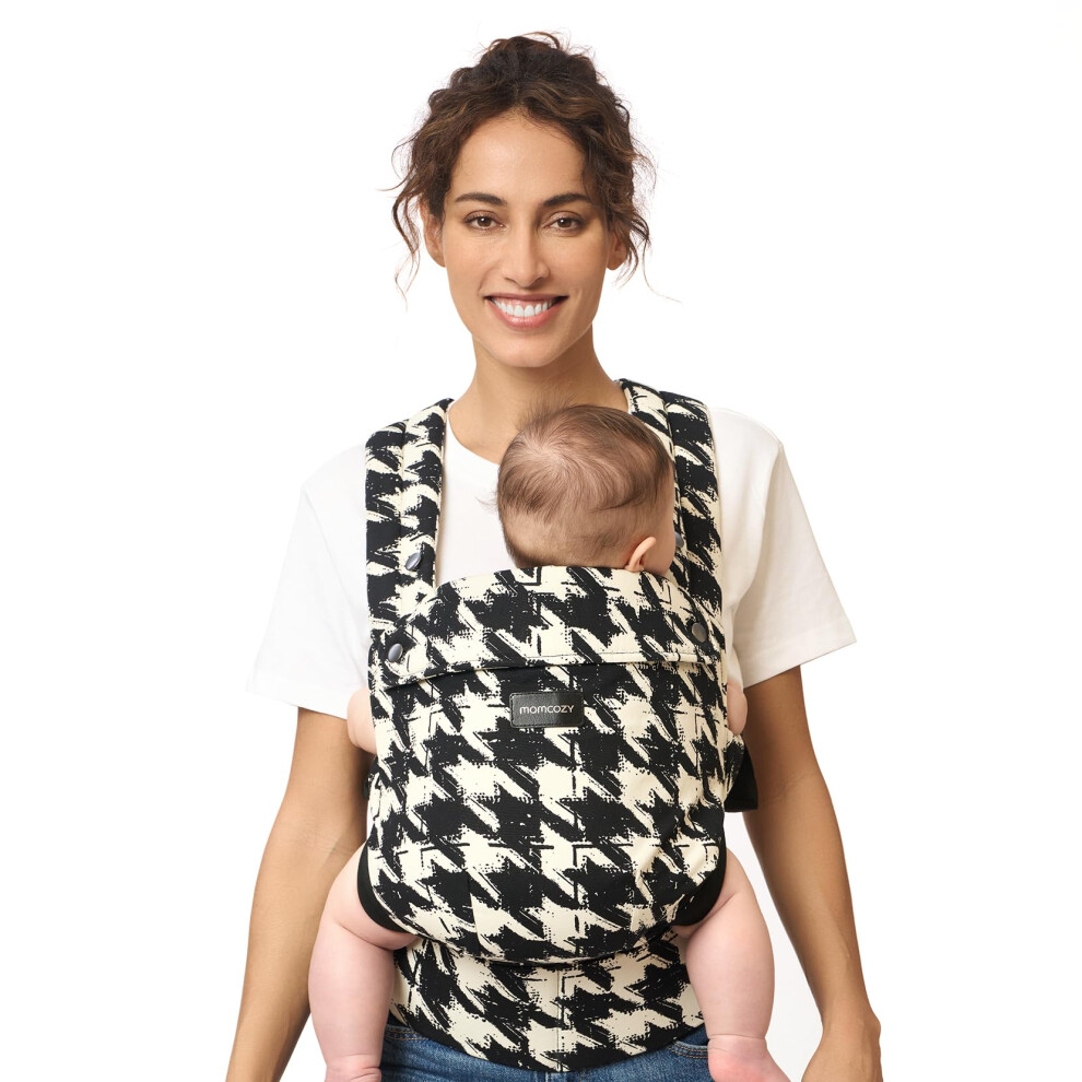 Momcozy Baby Carrier - Ergonomic, Cozy And Lightweight Infant Carrier For 7-44Lbs, Effortless To Put On, Ideal For Hands-Free Parenting, Enhanced