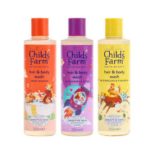 Childs Farm Hair & Body Wash Bundle | Sweet Orange (250ml), Blackberry & Apple (250ml) and Watermelon & Pineapple (250ml) | Suitable for Newborns,
