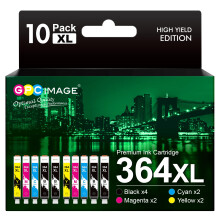 GPC Image Multipack Ink Cartridges Replacement for HP 364XL 364 Compatible with 5510 5520 5522 5524 6510 6520 B8550 C5388 7510 7520 4620 4622 3070A
