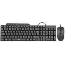 Rii RK203 Full Size Slim Wired Keyboard and Mouse for Computer, Laptop, PC, Notebook, Windows Home Office