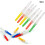 6-Pack Reusable Plastic Handle Seam Rippers for Sewing, Stitch Thread Remover, Random Colors 2