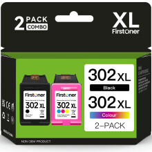 302XL Ink Cartridges for HP 302 Ink Cartridge Replacement for HP 302 Ink Cartridges Combo Pack for HP Envy 4520 4523 4524 4527 Deskjet 2130 3630 3636