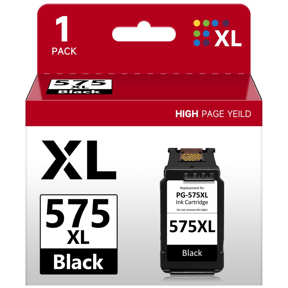 Firstoner Pg-575Xl Printer Cartridges, Pg-575Xl Replacement For Canon 575, Compatible With Canon Pixma Ts3550i Ts3551i Ts3750i Tr4750i Tr4751i Black 8000001306615