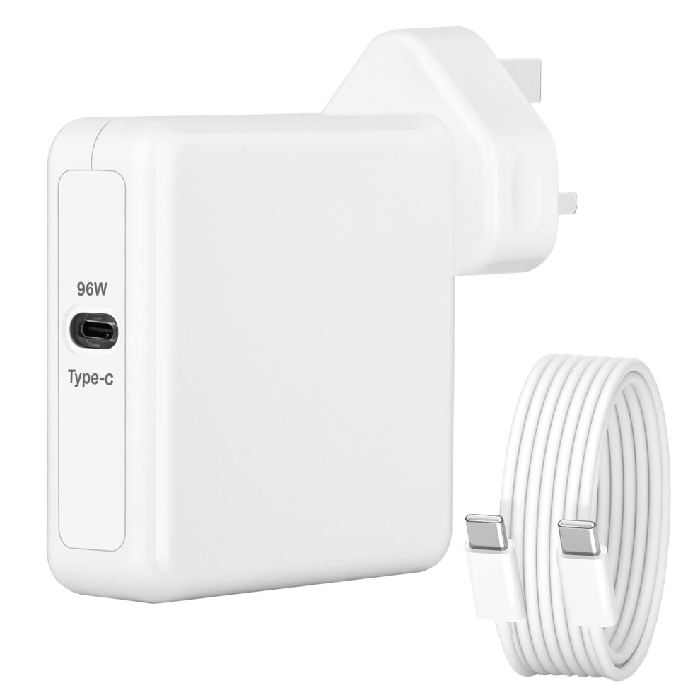 Macbook Charger For Macbook Pro, Macbook Air, Mac Laptop Usb C Charger, Computer Notebook Power Adapter 96W Mac Book Pro Usbc Plug, Included Type C 8000001312098